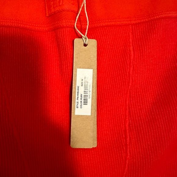 Skims cotton rib boxer in ruby - Picture 4 of 6